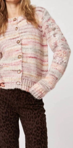 JOHN + JENN Prince Cardigan Beige XS 3