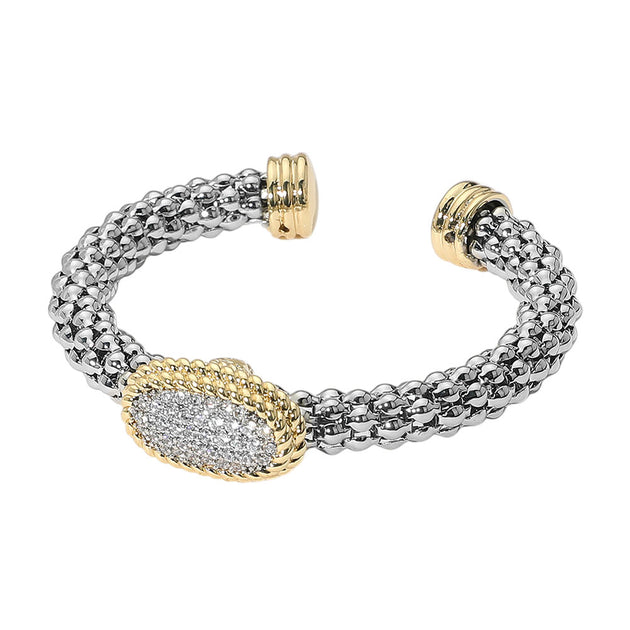 FASHNZFAB Cuff Bracelet Silver One Size 3