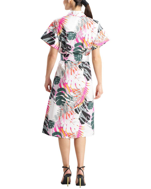 N Natori Palms Poplin Shirtdress Pink Mist XSmall 3