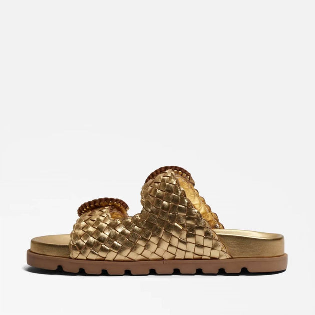 Sam Edelman Bay Patent Double E Logo Slide Sandals | Dillard's