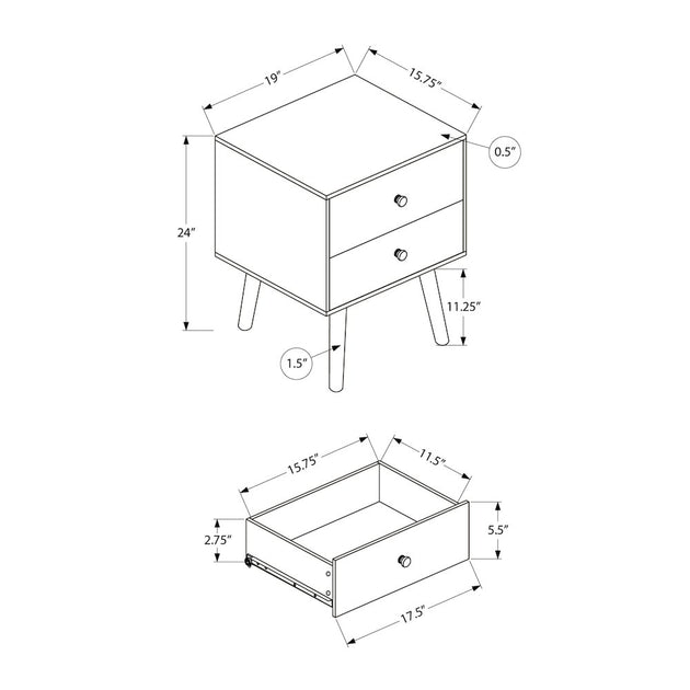 Monarch Accent Table Black 4