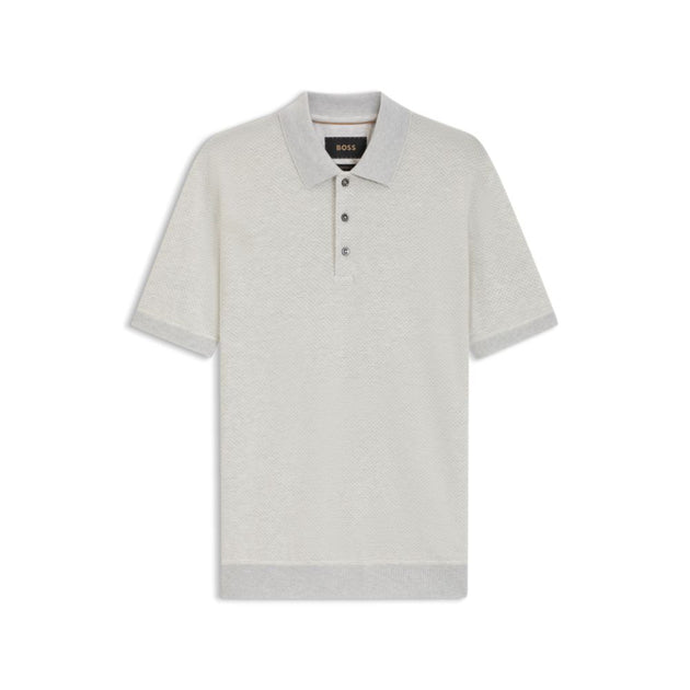 Boss Slim-fit Polo Shirt Grey Large 2