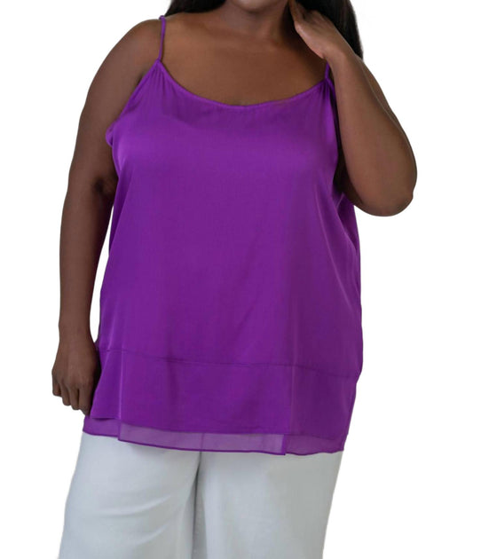 Silk95five Zanzi Cami Purple 1X 2
