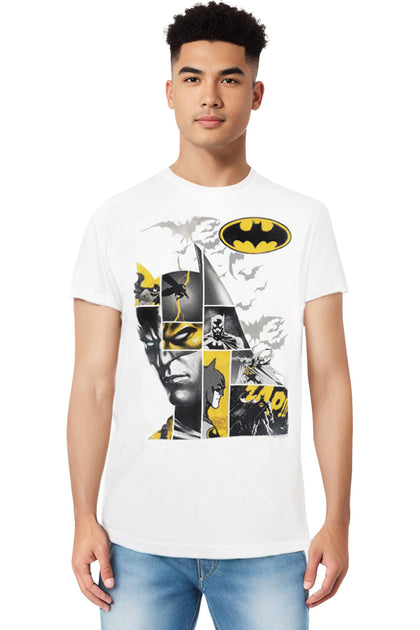 Gildan Batman Long Live Short Sleeve T-Shirt White Small 4