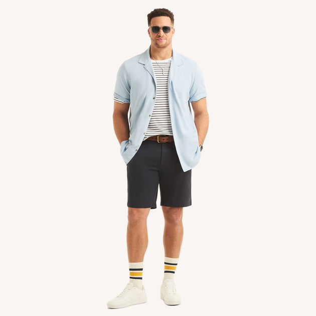 Nautica Big & Tall Classic Fit Button-Front Polo Multi XXLarge 3