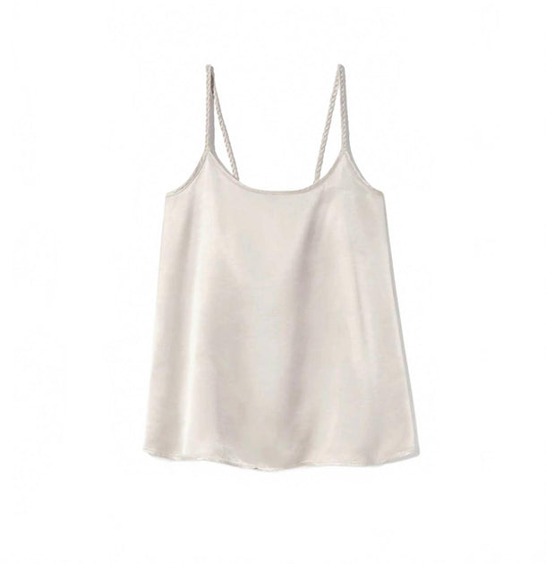 PJ Harlow Daisy Braided Tank Top Silver Small 2