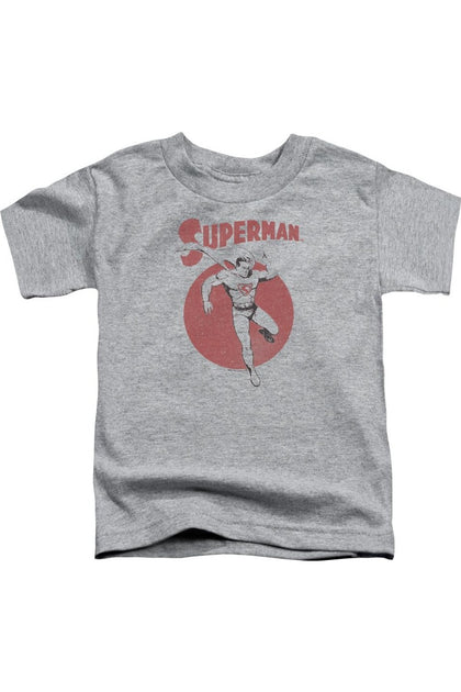 Gildan Superman Vintage Sphere T-Shirt Grey Small 2