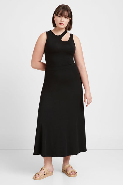 Marcella Mazie Dress Black Large 2