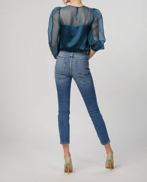 Cami NYC Penelope Bodysuit Blue XS 4