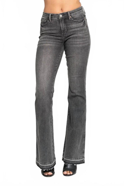 Judy Blue Tummy Control Denim Jeans Grey 32 2