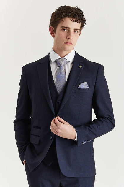 Paul Andrew Regent Checked Blazer Blue US 40 Regular 2