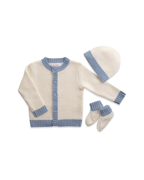 Rachel Riley 3pc Knit Giftset Beige 3-6 Months 2