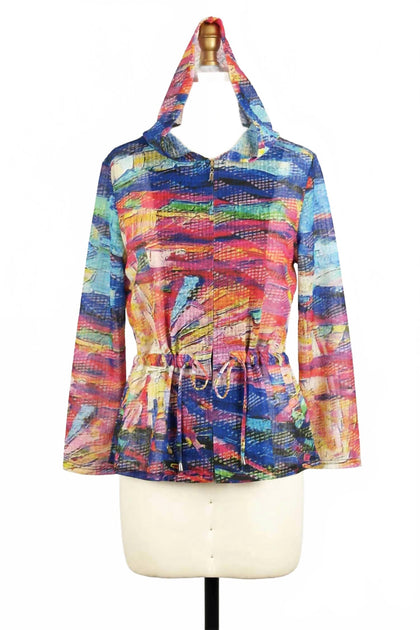 DAMEE Hooded Utility Jacket Multi Small 2