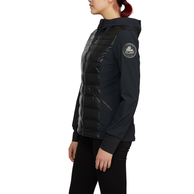 Pajar Cressy Mixed Media Puffer Black Small 3