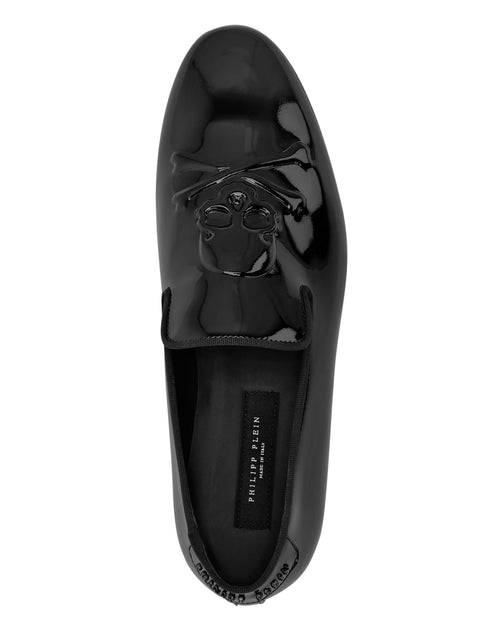 Philipp Plein Skull & Bones Loafers Black EU 48 4