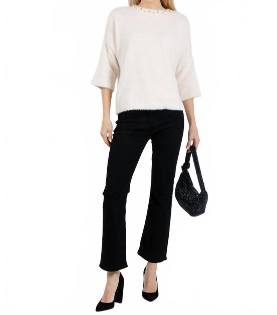 Melissa Nepton Felicity Sweater Beige Large 3