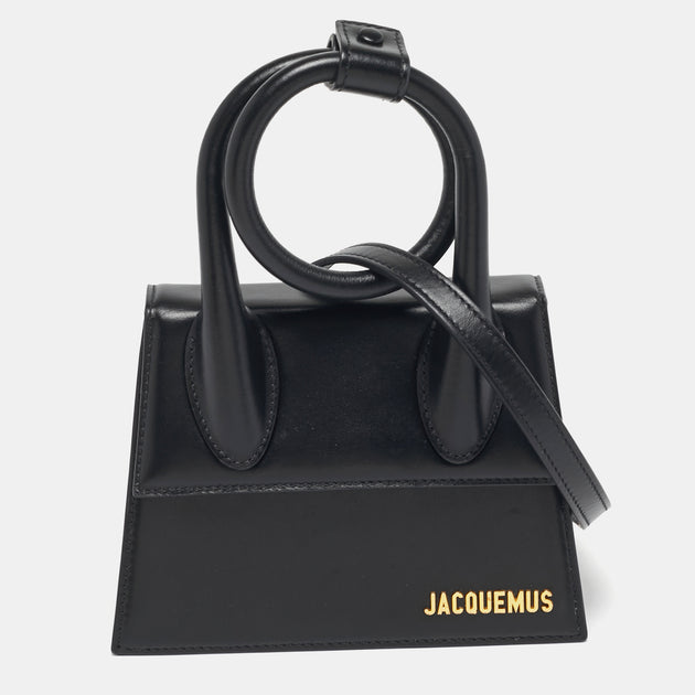 Jacquemus Le Chiquito Noeud Top Handle Bag Black 2