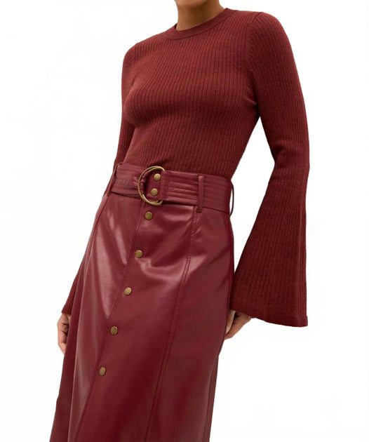 Marie Oliver Carrey Top Red Medium 3