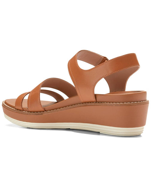 Cole Haan OG Peyton Flatform Leather Wedge Sandal Black US 10 3