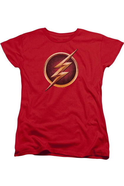 Gildan The Flash Chest Logo T-Shirt Red Small 2