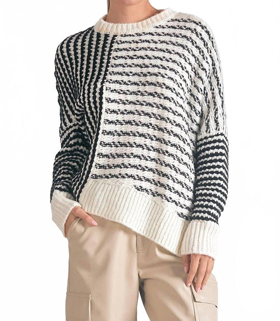 ELAN Mara Rundhalspullover Weiß Medium 2