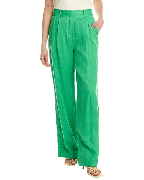 Simkhai Tavar Linen Pant Green US 2 2