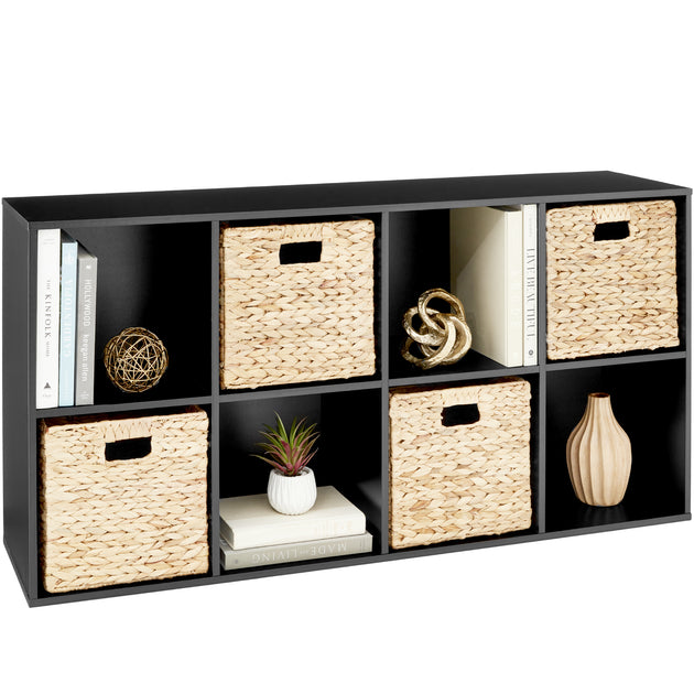 Best Choice Products 8-Cube Bookshelf Black 2