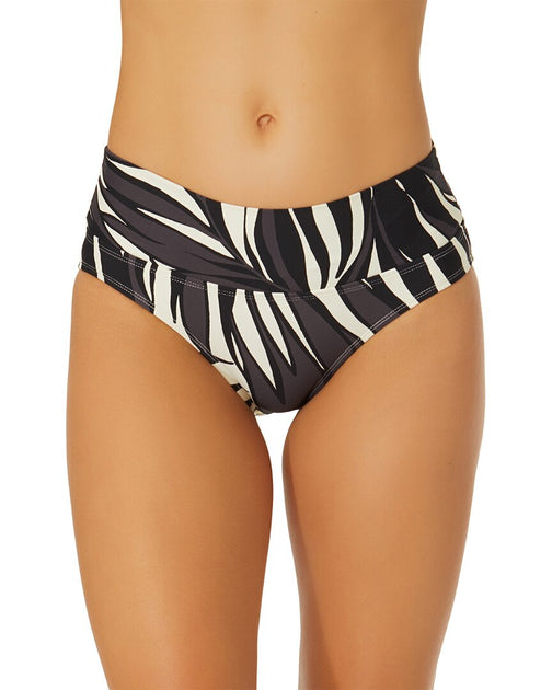 Anne Cole Soft Band Midrise Bottom Black XSmall 2