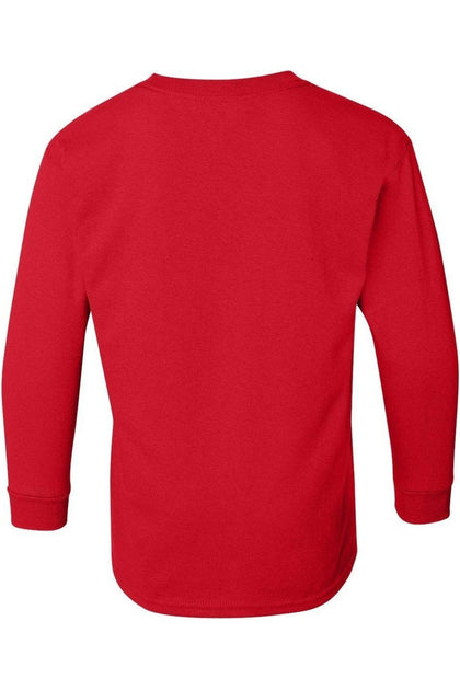 Gildan DC Comics Flash Circle Youth Long Sleeve T-Shirt Red Medium 3