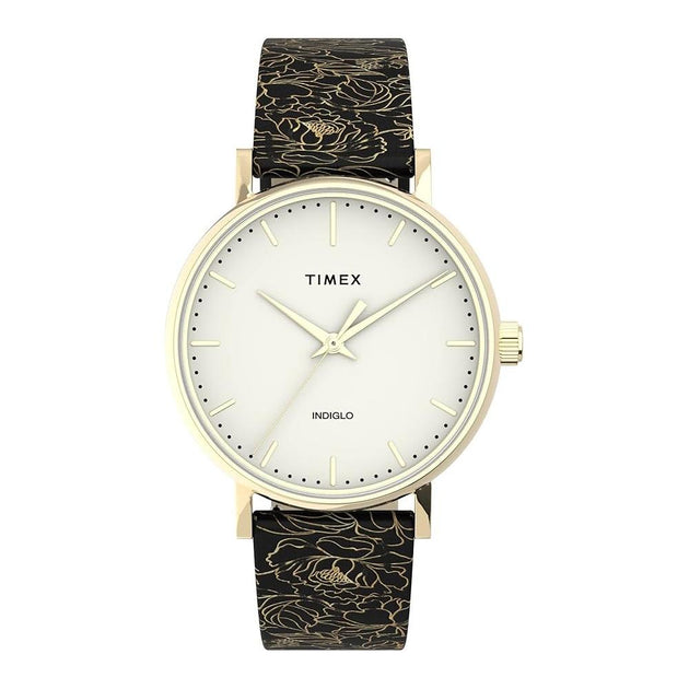 Timex Fairfield Ladies Watch Gold 2