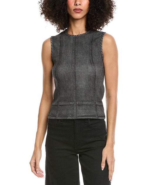 rag & bone Miramar Rib Muscle Tank Black XS 2