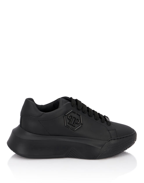 Philipp Plein Godzilla Runner Hexagon Baskets Blanches EU 44 3