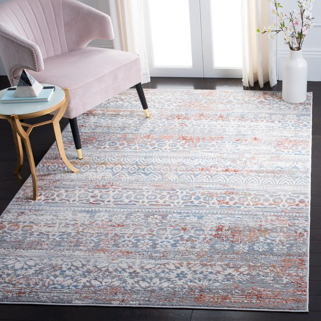 Safavieh Amelia Area Rug Grey Rust 2