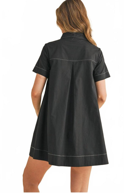 TCEC Raven Shirt Dress Black Large 4