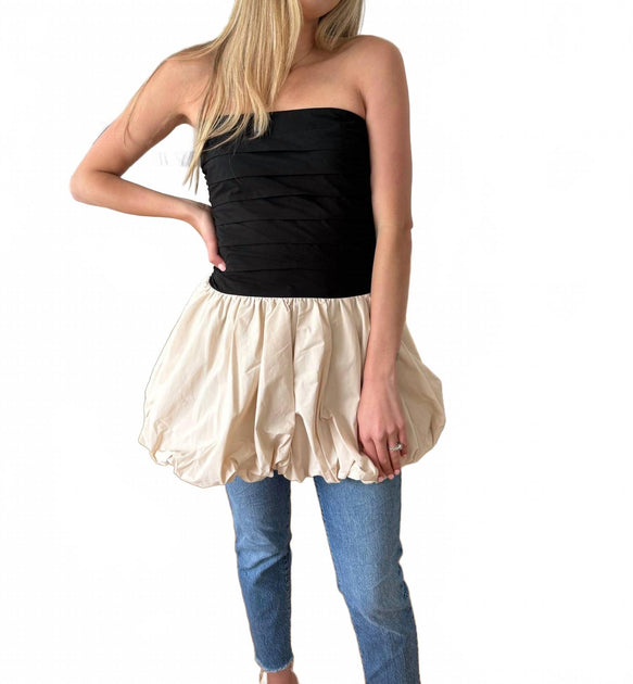 Sofie the Label Ella Longline Peplum Top Beige Medium 3