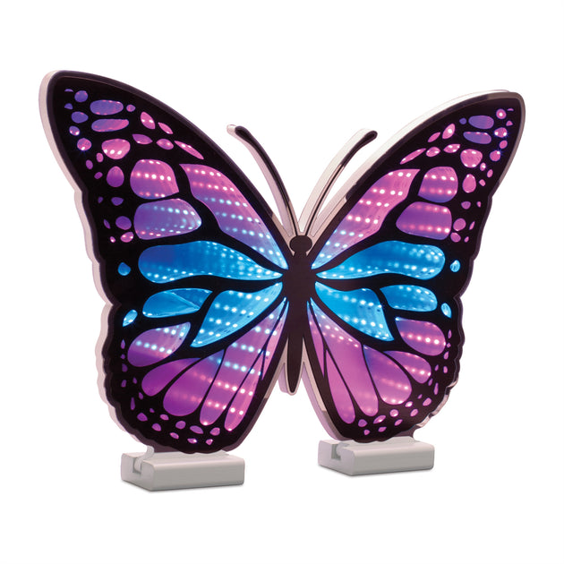 Melrose International Butterfly Ekko Light Display 17in Blue/Purple 2
