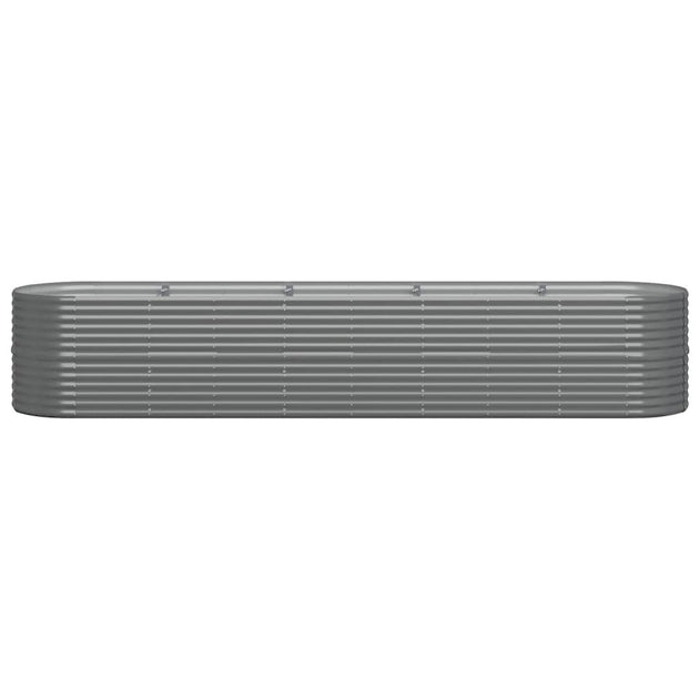 VidaXL Garden Raised Bed Gray 4