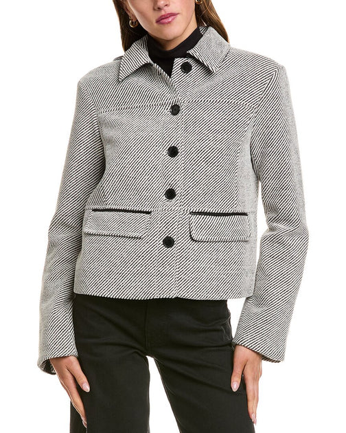 Proenza Schouler White Label Colette Jacket Grey US 4 2