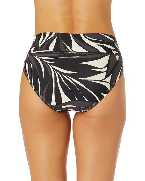Anne Cole Soft Band Midrise Bottom Black XSmall 3