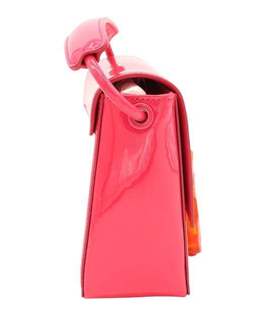 Christopher Kane Safety Buckle Crossbody Bag Pink One Size 3