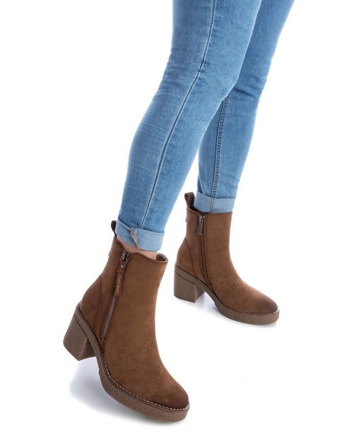 XTI Women's Booties Brown US 6 4
