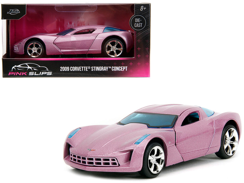 Jada 2009 Chevrolet Corvette Stingray Concept Pink Metallic 1/32 2