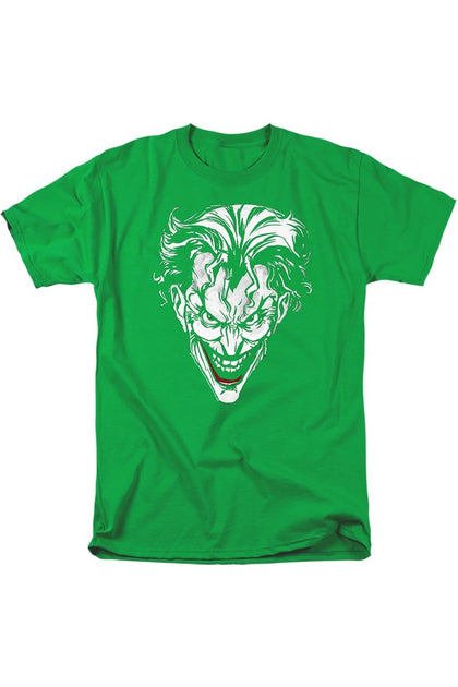 Gildan Batman Joker Red On Green T-Shirt Green Large 2