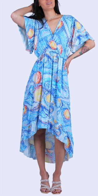 GIGI MODA Verona Arte Dress Blue One Size 2