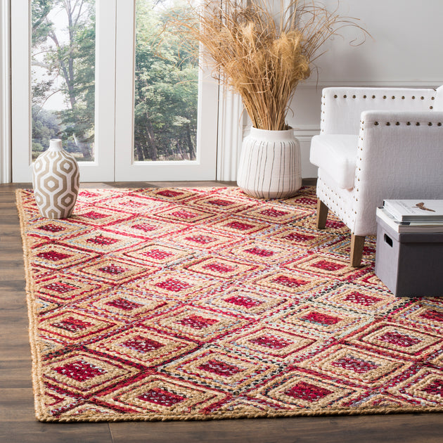 Safavieh Cape Cod Area Rug Natural/Red 2