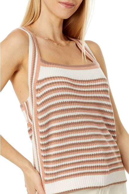Splendid Enzo Sweater Tank Beige XLarge 4