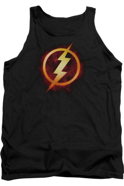 Gildan Justice League of America Flash Title Tank Top Black Small 2