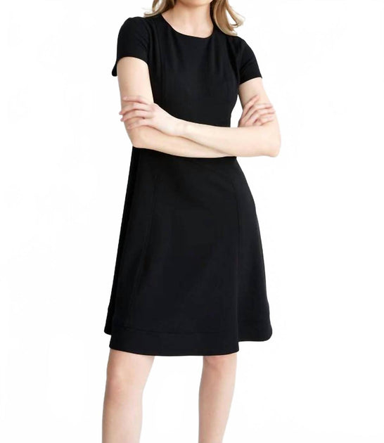 Joseph Ribkoff Fit & Flare Dress Black US 8 2