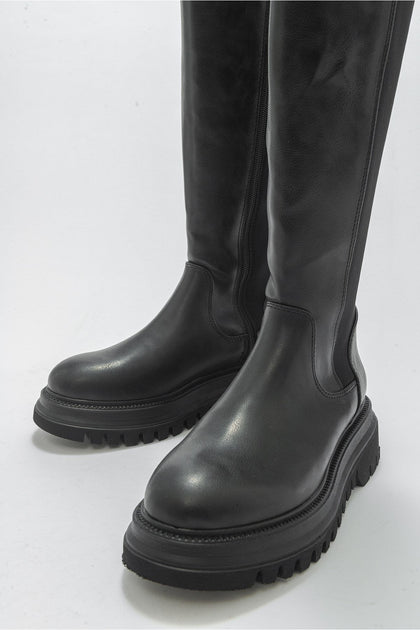 Prologue Shadow Knee High Boot Black US 9 3