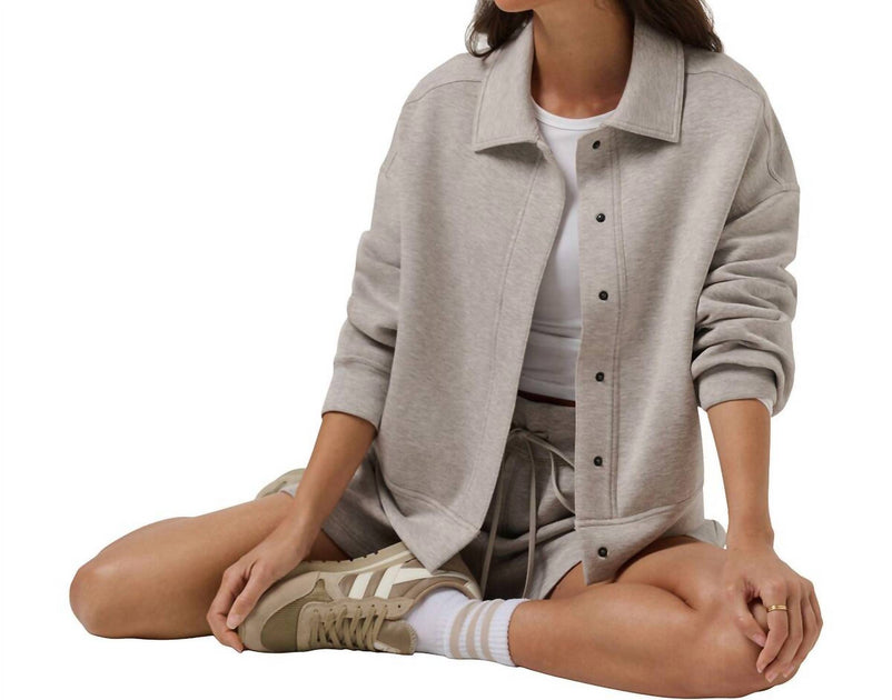 TravisMathew Cloudscape Button Down Jacket Multi Small 4